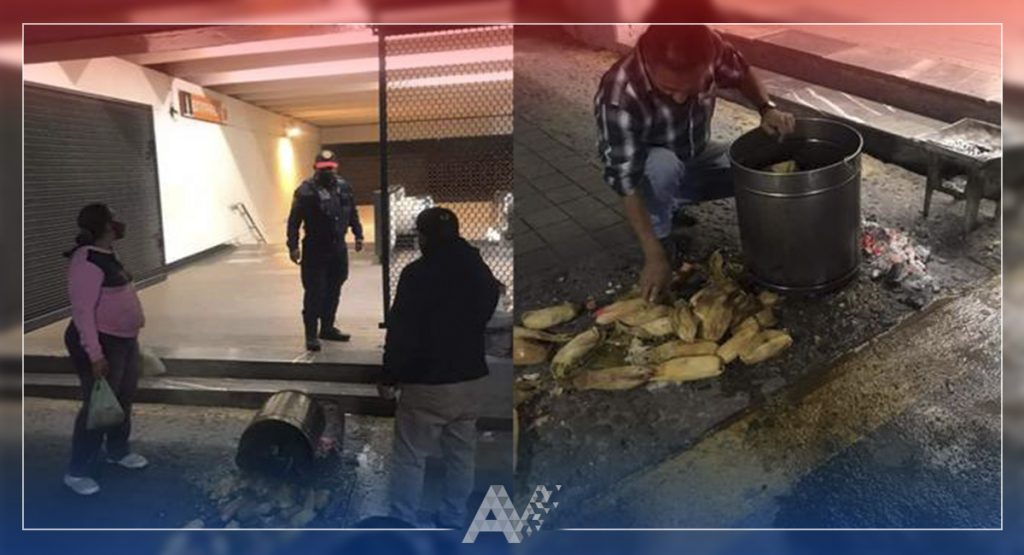 Denuncian a policía por tirar olla de tamales de un adulto mayor en CDMX