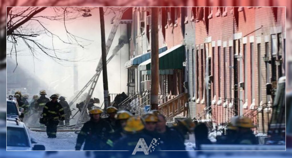 Incendio en edificio residencial en Filadelfia