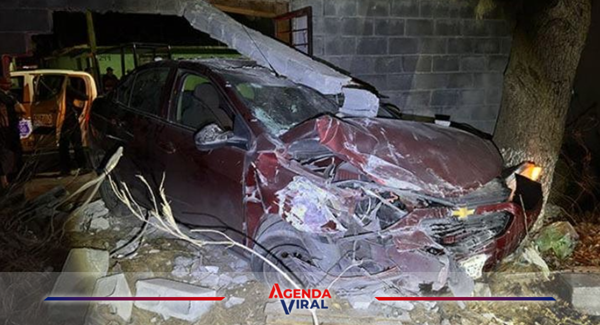Conductor choca contra barda en Villa de Santiago y huye del lugar ...