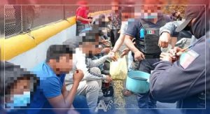 Tráiler con logos de Diconsa trasladaba 38 migrantes en Nogales
